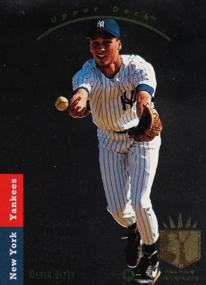 1993 SP Derek Jeter #279 foilboard rookie card, New York Yankees