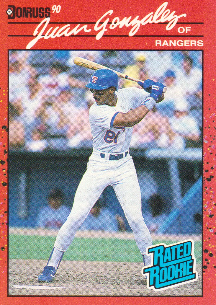 1990 Donruss Juan Gonzalez