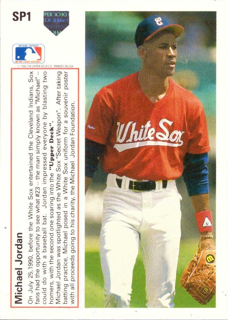 1991 Upper Deck #SP1 Michael Jordan (back)